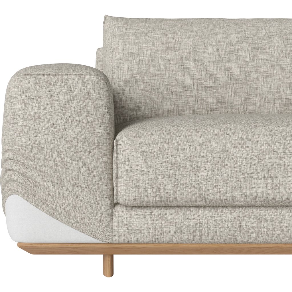 Gest Hoes voor 4-zitsbank m. chaise longue - links