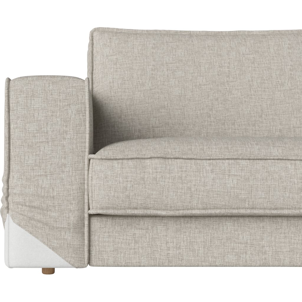 Noora hoes voor grote chaise longue 145 x 190/107 cm - rechts