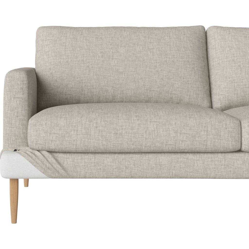 Veneda Slim Hoes voor 3,5-zitsbank met chaise longue - rechts