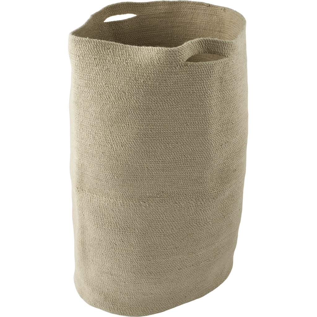 Ribbed Tvättkorg 46 x 30 x H 68 cm