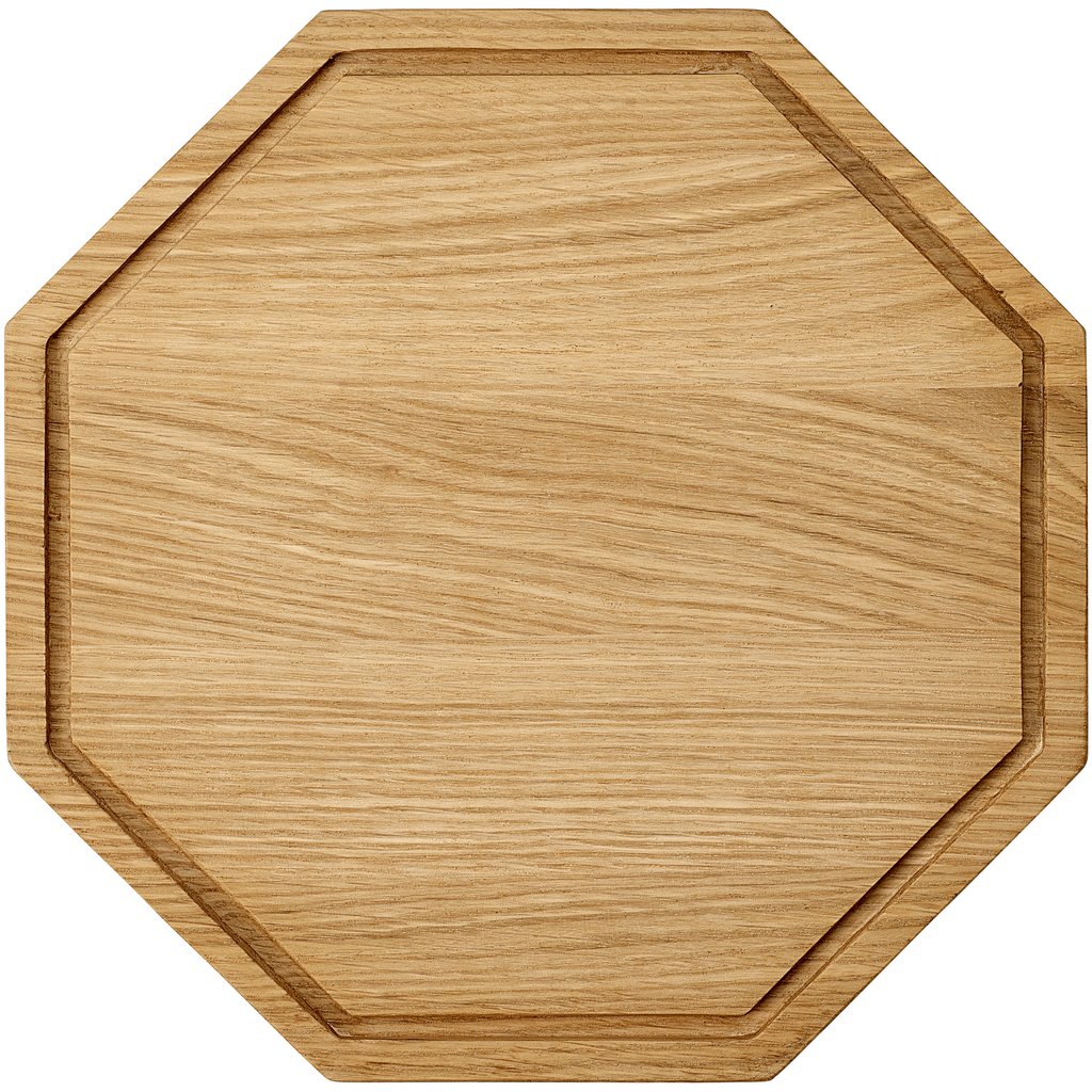 Octagon Skärbräda i trä 25 x 25 x H 1,5 cm