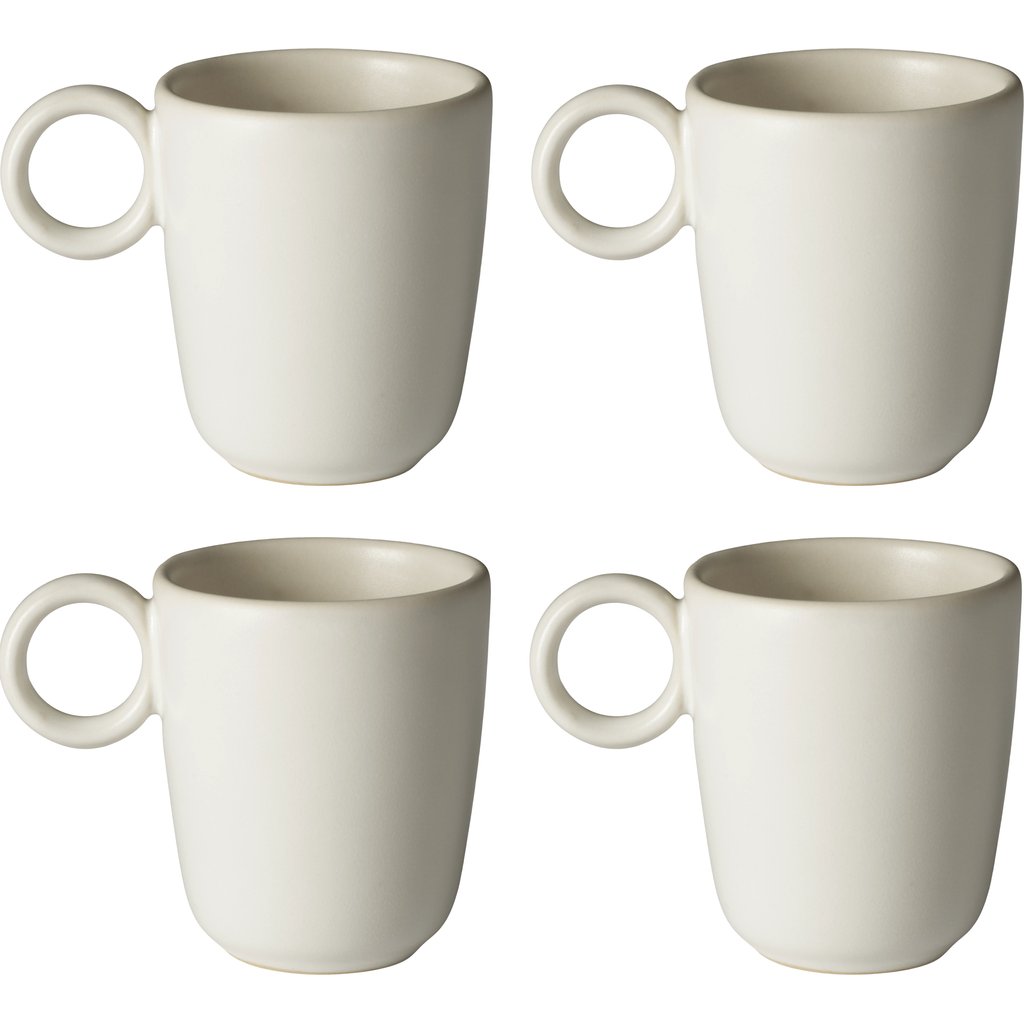 Edge Espressotasse m. Henkel - 4 Stk.