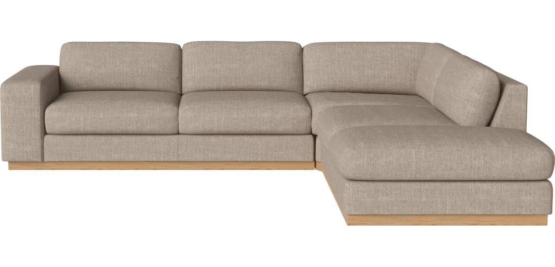 Sepia 5 Seater Sofa With Open End Right