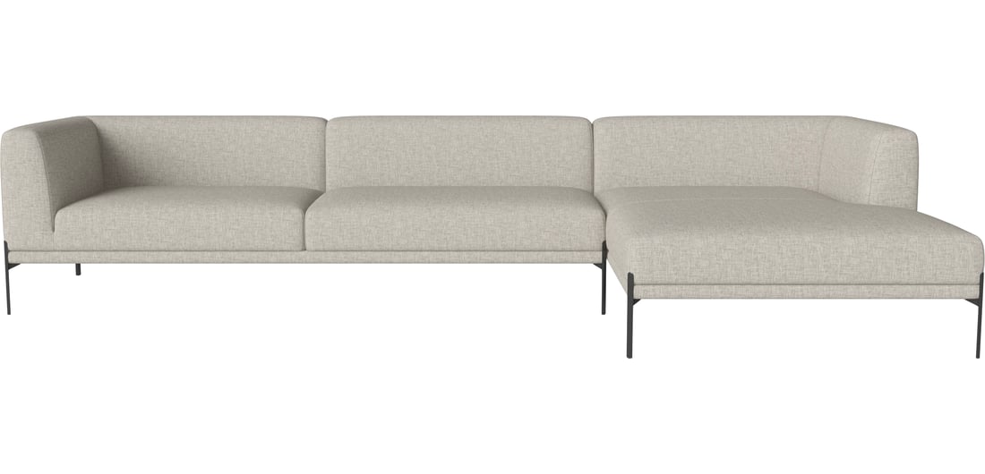 Blikkenslager modnes Bandit Caisa 4-pers. sofa med chaiselong - højre