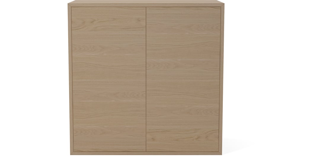 Case 2 x 2 Boekenkastmodule met Houten Deurtje – 28 cm