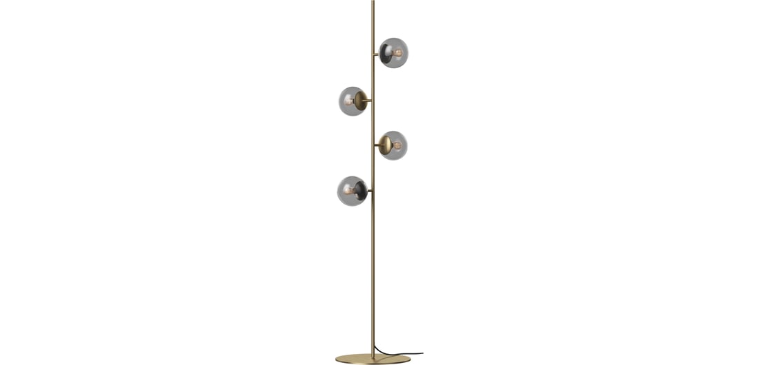 Orb Floor Lamp, Orb Table Lamp Brass